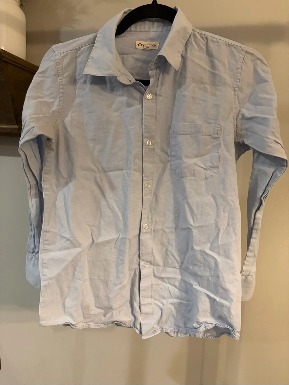 Appaman Light Blue cotton Button-Down Shirt boys size 16